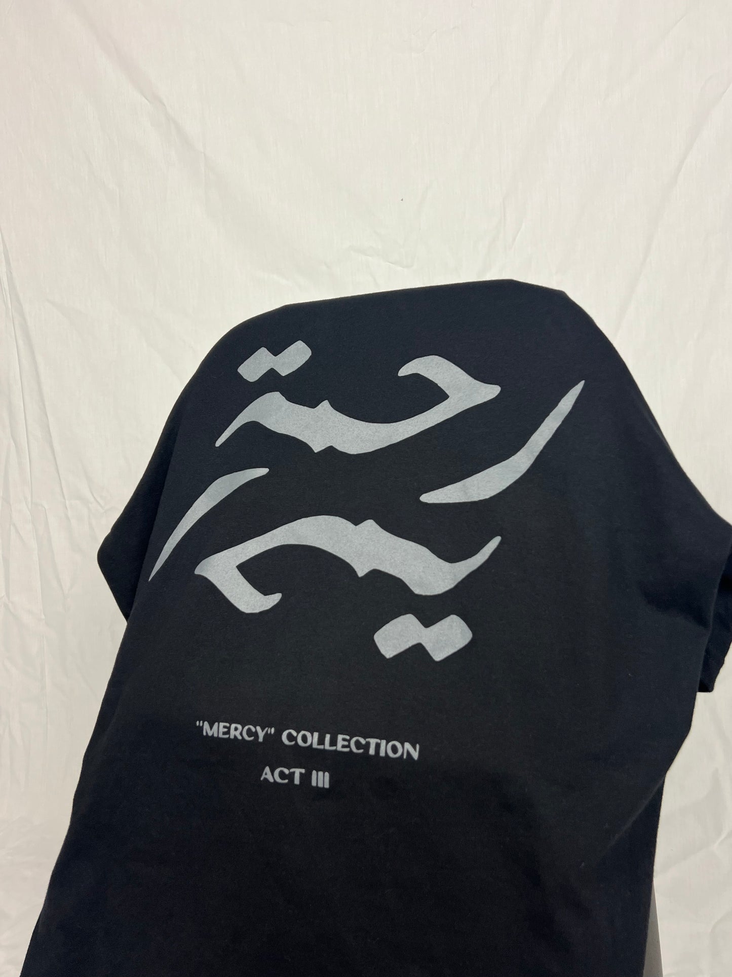 "Rahma" Oversized Tee - Black/Grey