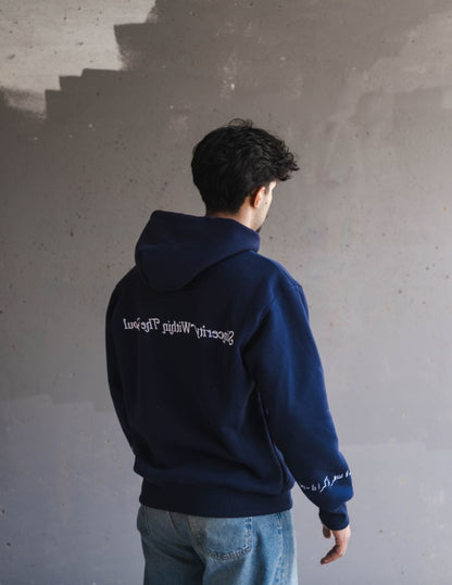 "Ikhlas" Hoodie Navy